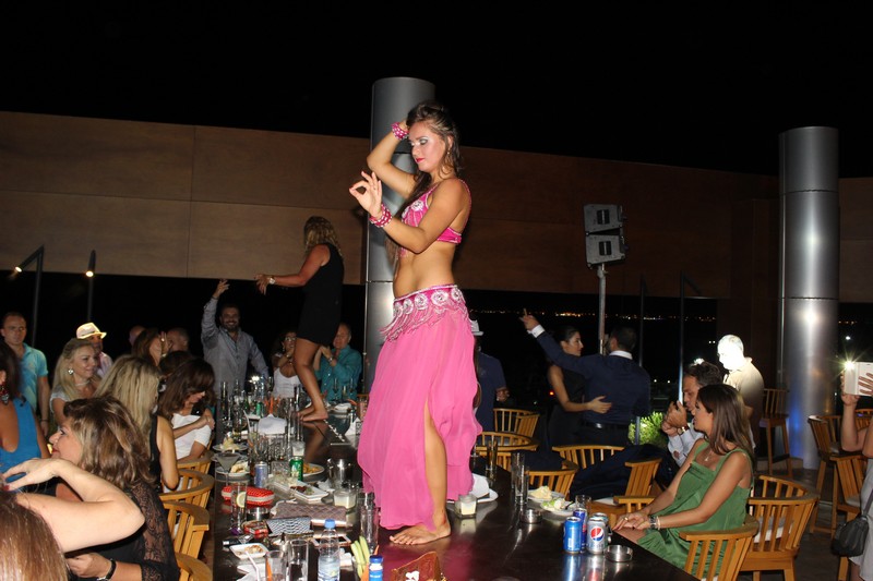 SkyLounge rooftop on Saturday Night